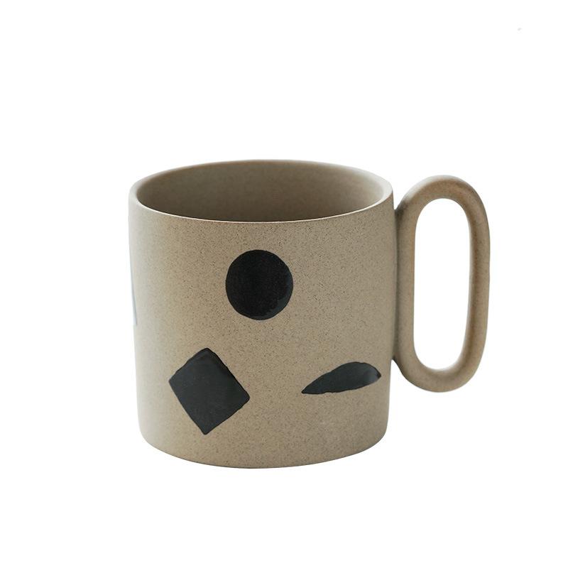 Momo - Geometry Sandy Mug-Drinkware- A Bit Sleepy | Homedecor Concept Store