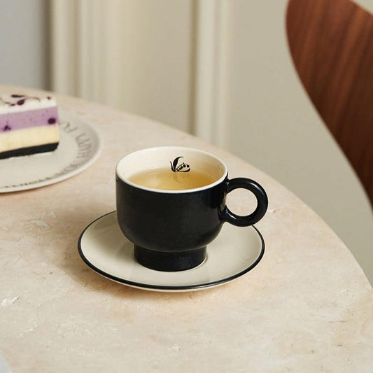 Momo - Lily of the Valley Coffee Cup Saucer Set-Drinkware- A Bit Sleepy | Homedecor Concept Store