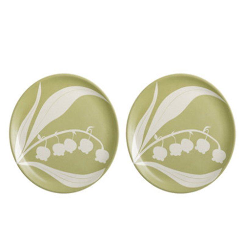 Momo - Lily of the Valley Plate-Tableware- A Bit Sleepy | Homedecor Concept Store