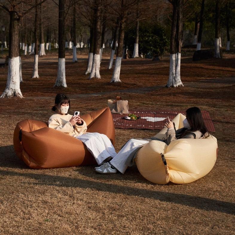 Momo - Milk Tea Love Camping Air Couch-Outdoor- A Bit Sleepy | Homedecor Concept Store