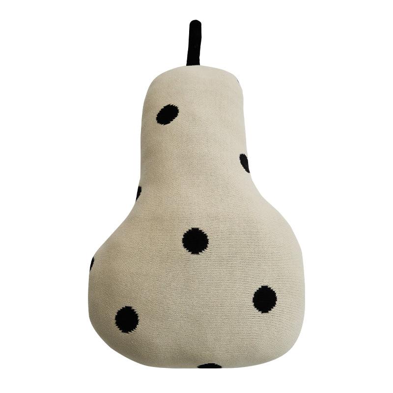 Momo - Pear Polka Dot Knitted Throw Pillow Series-Textiles- A Bit Sleepy | Homedecor Concept Store