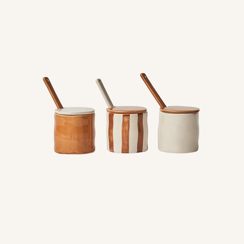 Momo - Puff Ceramic Kitchen Spice Jar-Kitchenware- A Bit Sleepy | Homedecor Concept Store