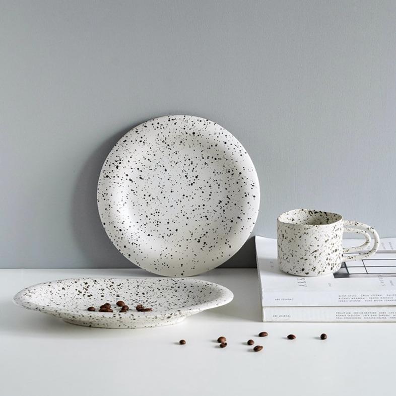 Momo - Splash Ink Breakfast Set-Tableware- A Bit Sleepy | Homedecor Concept Store