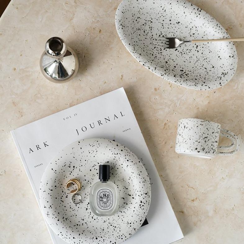 Momo - Splash Ink Breakfast Set-Tableware- A Bit Sleepy | Homedecor Concept Store