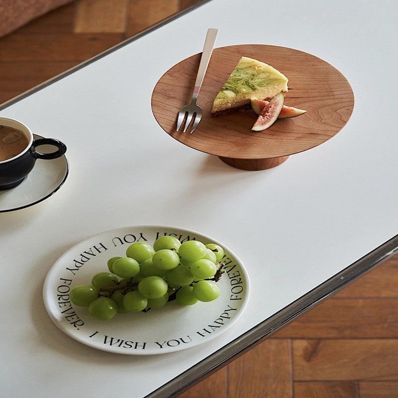 Momo - Vintage Cherrywood Cake Tray-Furnishings- A Bit Sleepy | Homedecor Concept Store