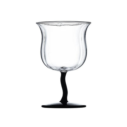 Momo - Vintage Lily of the Valley Wine Glass Goblet-Drinkware- A Bit Sleepy | Homedecor Concept Store