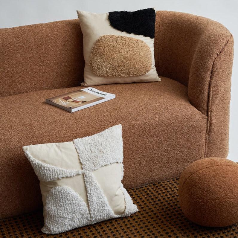 Momo - Warm Autumn Tufted Throw Pillow Series-Textiles- A Bit Sleepy | Homedecor Concept Store