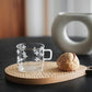 Momo - Wave Point Glass Mug-Drinkware- A Bit Sleepy | Homedecor Concept Store