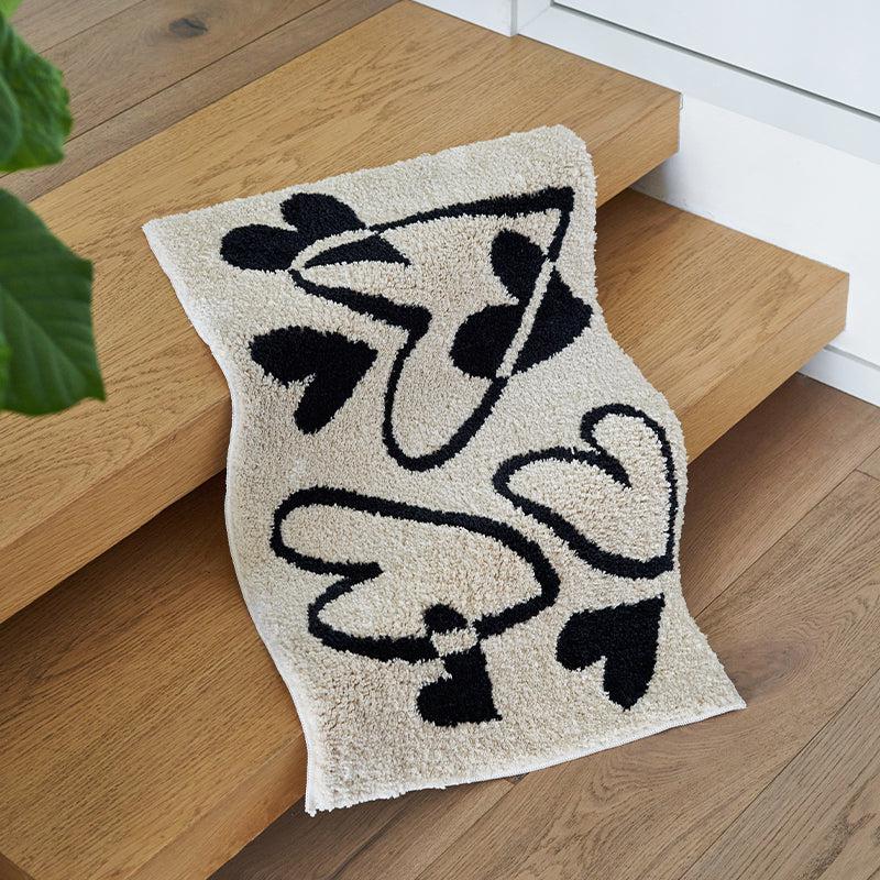 Momo - Wonderful Love Heart Tufted Doormat-Textiles- A Bit Sleepy | Homedecor Concept Store