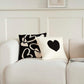 Momo - Wonderland Big Heart Knit Throw Pillow-Textiles- A Bit Sleepy | Homedecor Concept Store