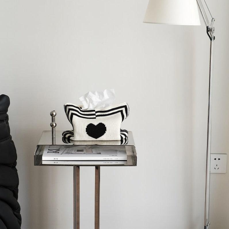 Momo - Wonderland Big Heart Knit Tissue Holder-Furnishings- A Bit Sleepy | Homedecor Concept Store