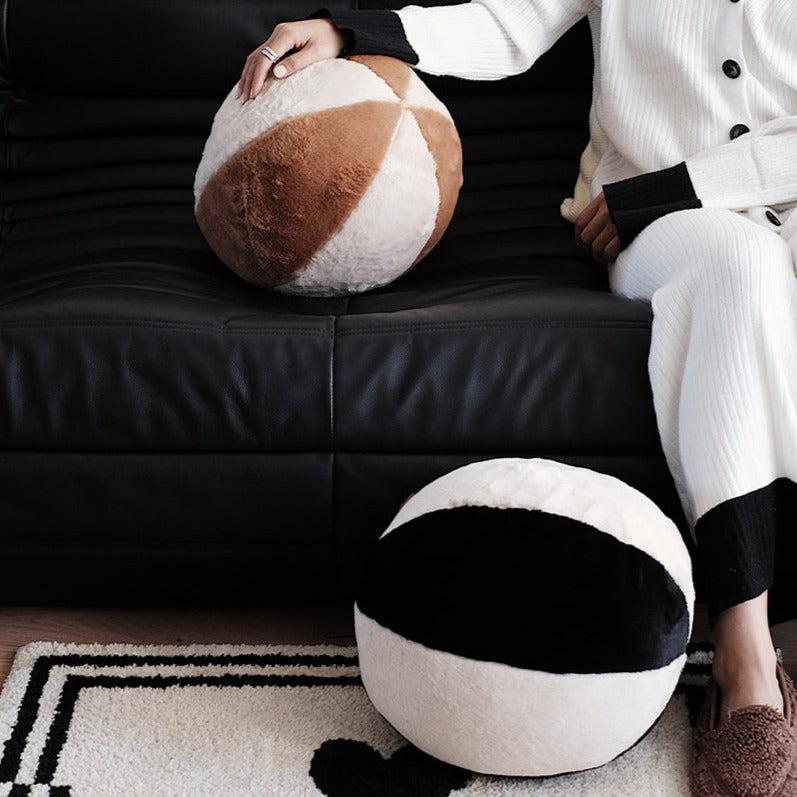 Momo - Wonderland Plush Spherical Throw Pillow-Textiles- A Bit Sleepy | Homedecor Concept Store