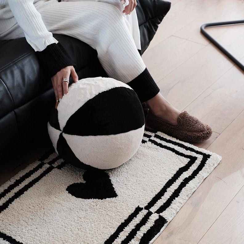 Momo - Wonderland Plush Spherical Throw Pillow-Textiles- A Bit Sleepy | Homedecor Concept Store