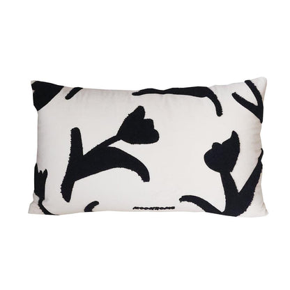 Moon - Daydream Flower Embroidered Throw Pillow-Textiles- A Bit Sleepy | Homedecor Concept Store