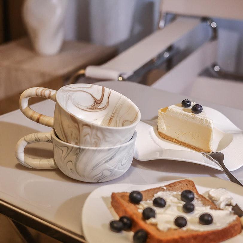 Moon - Medieval Marble Lava Coffee Cup-Drinkware- A Bit Sleepy | Homedecor Concept Store