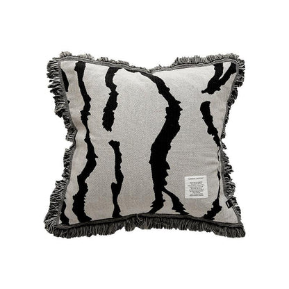More - Abstract Woven Tassel Throw Pillow-Textiles- A Bit Sleepy | Homedecor Concept Store