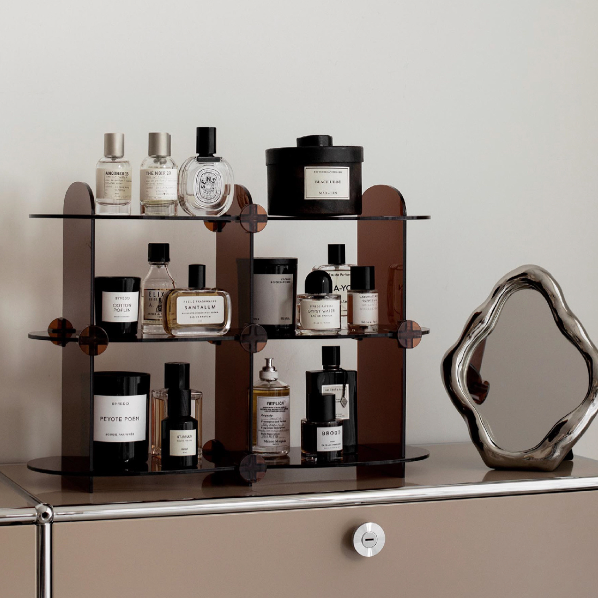 More - Amber Functional Tableware Shelf Sundries Rack-Furnishings- A Bit Sleepy | Homedecor Concept Store