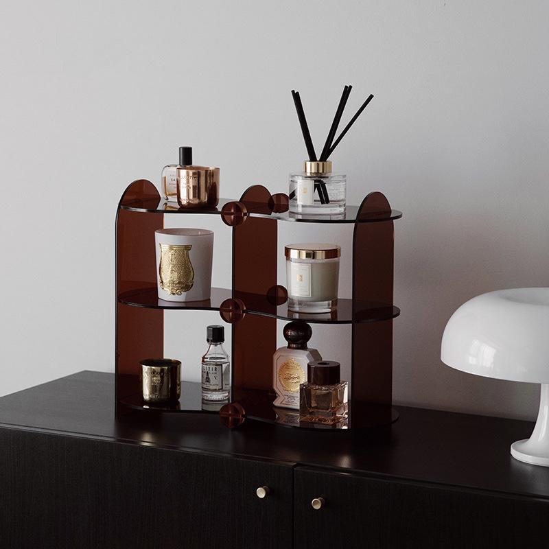 More - Amber Functional Tableware Shelf Sundries Rack-Furnishings- A Bit Sleepy | Homedecor Concept Store