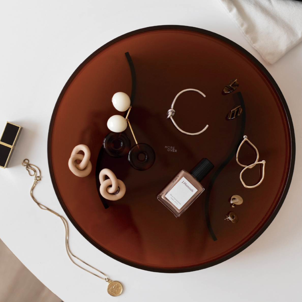 More - Amber Tray-Furnishings- A Bit Sleepy | Homedecor Concept Store