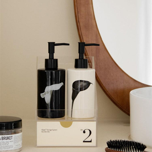 More - Calla Lily Ceramic Lotion Bottle-Kitchenware- A Bit Sleepy | Homedecor Concept Store