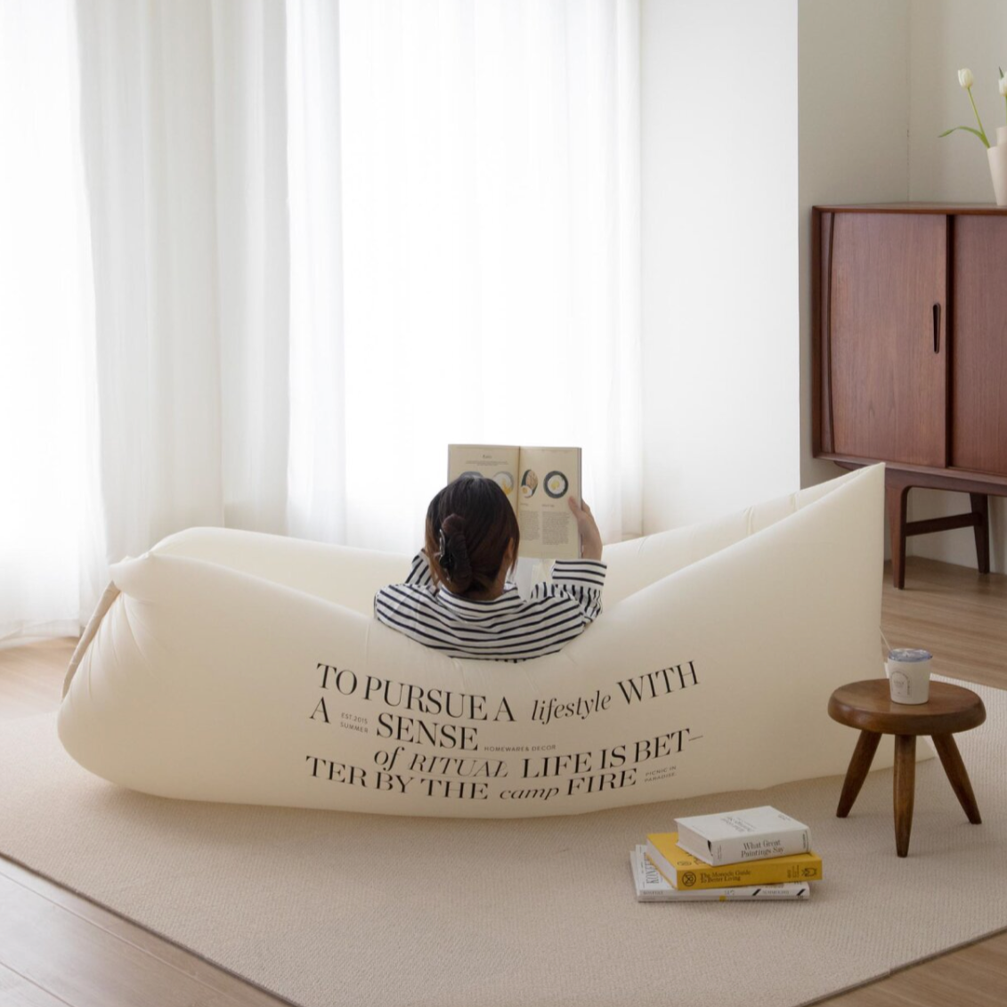 More - Hygge Creamy Camping Air Couch-Outdoor- A Bit Sleepy | Homedecor Concept Store
