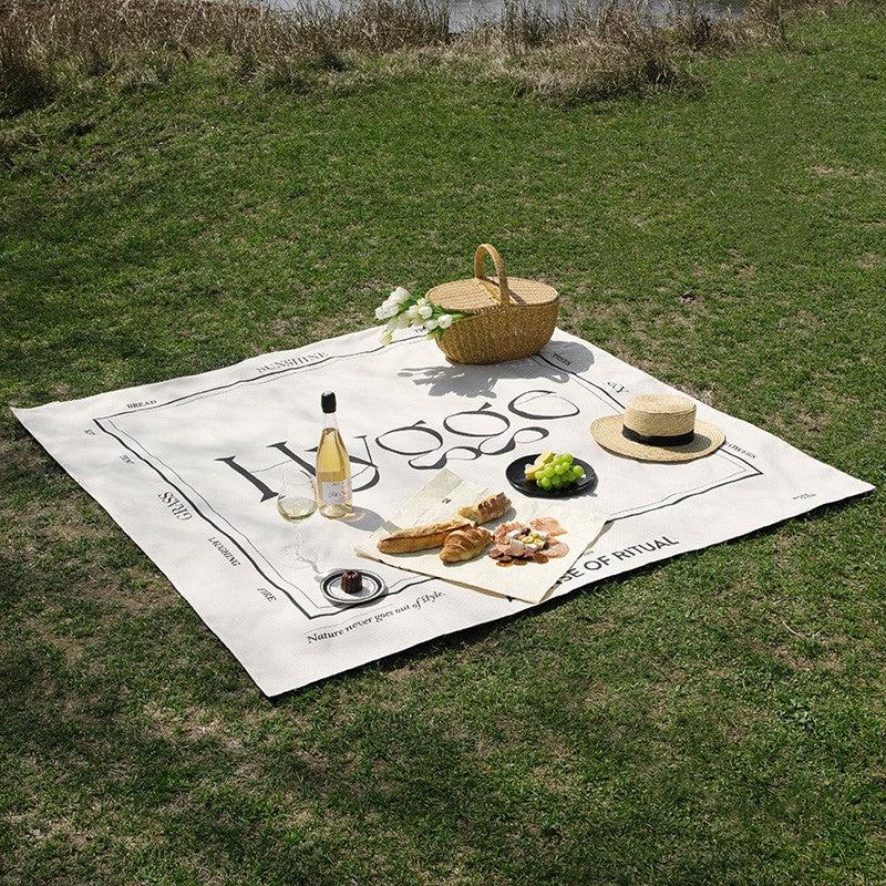 More - Hygge Creamy Waterproof Picnic Mat-Outdoor- A Bit Sleepy | Homedecor Concept Store