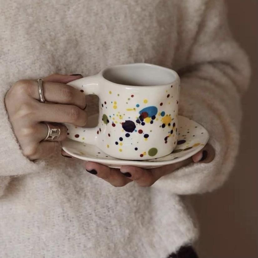More - Irregular Splash Mug Set-Drinkware- A Bit Sleepy | Homedecor Concept Store