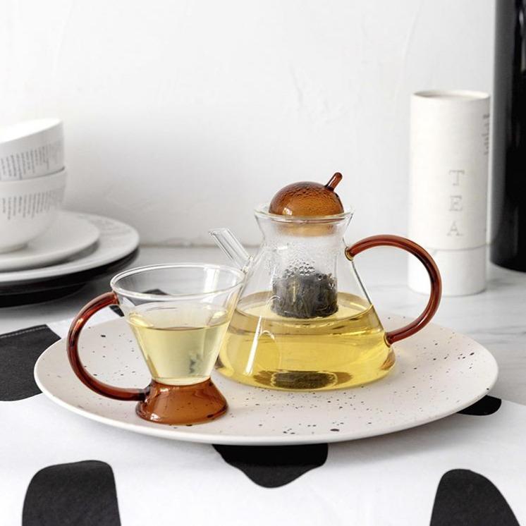 More - Labo Glass Teapot Set-Drinkware- A Bit Sleepy | Homedecor Concept Store