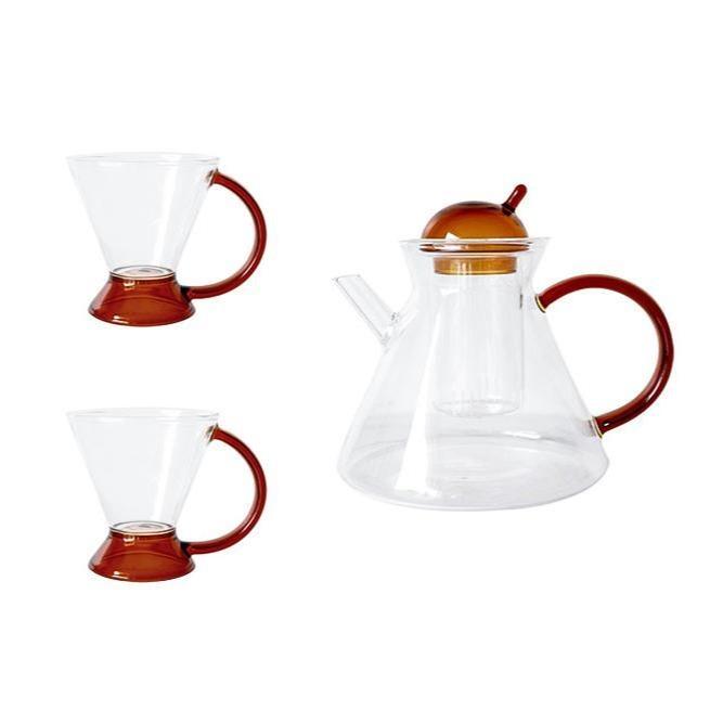 More - Labo Glass Teapot Set-Drinkware- A Bit Sleepy | Homedecor Concept Store