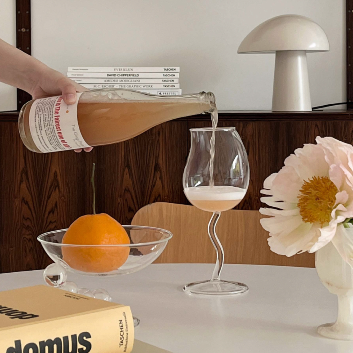 More - Pear Shaped Wine Glass Goblet-Drinkware- A Bit Sleepy | Homedecor Concept Store