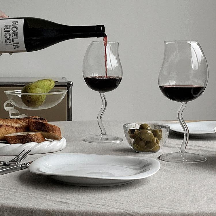 More - Pear Shaped Wine Glass Goblet-Drinkware- A Bit Sleepy | Homedecor Concept Store