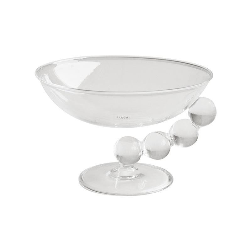 More - Pearl Standing Glass Bowl-Drinkware- A Bit Sleepy | Homedecor Concept Store