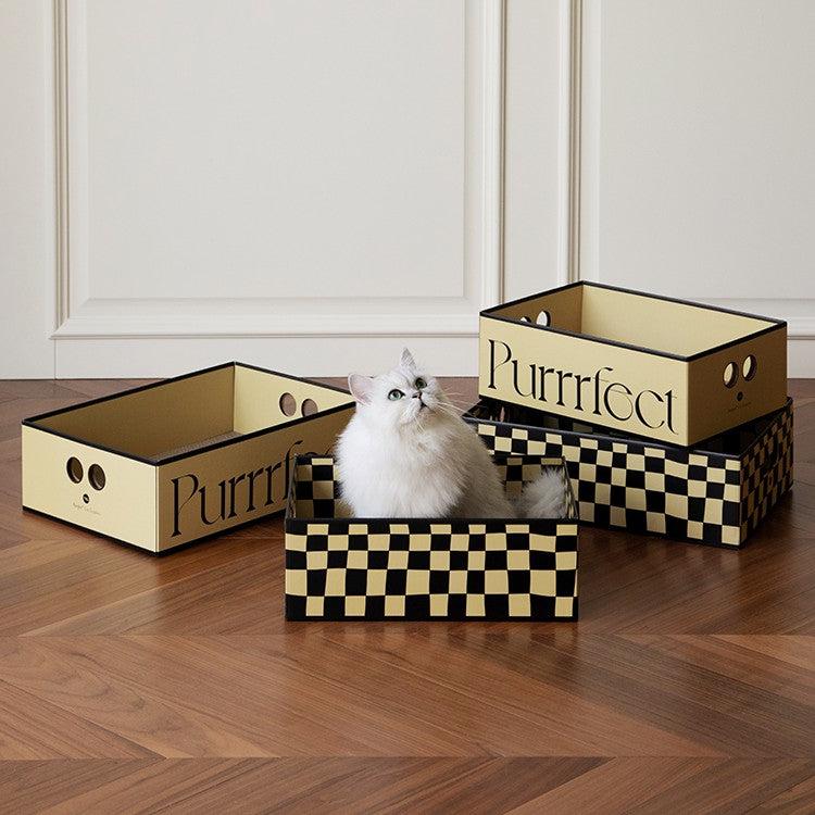 More - Purrfect Cat Scratching Box-Furnishings- A Bit Sleepy | Homedecor Concept Store