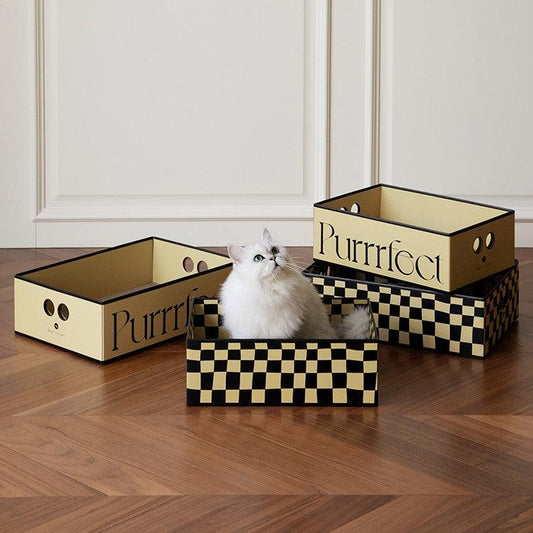 More - Purrfect Cat Scratching Box-Furnishings- A Bit Sleepy | Homedecor Concept Store