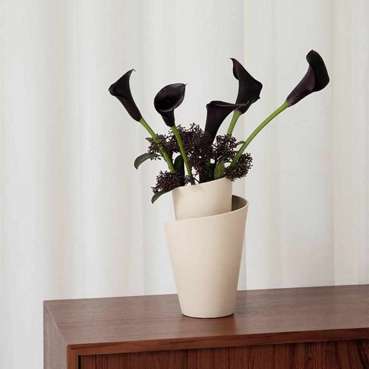 More - Spiral Artistic Resin Vase-Furnishings- A Bit Sleepy | Homedecor Concept Store
