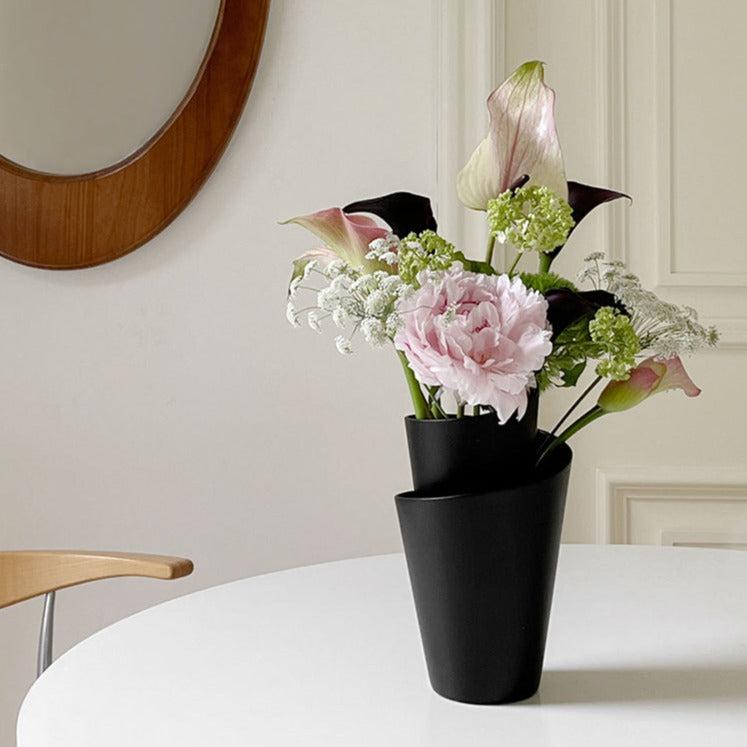 More - Spiral Artistic Resin Vase-Furnishings- A Bit Sleepy | Homedecor Concept Store