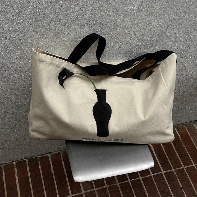 More - Voyage Canvas Tote Bag-Outdoor- A Bit Sleepy | Homedecor Concept Store