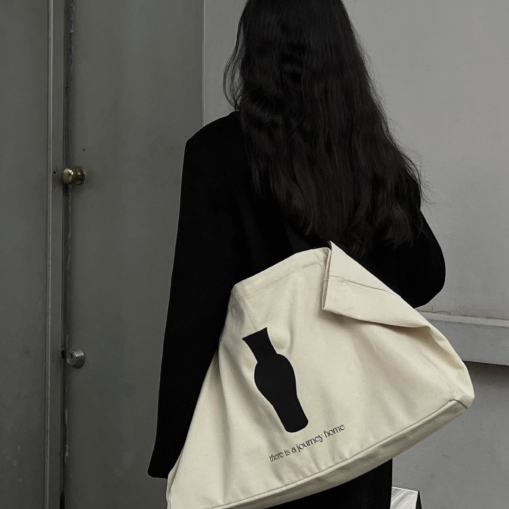 More - Voyage Canvas Tote Bag-Outdoor- A Bit Sleepy | Homedecor Concept Store