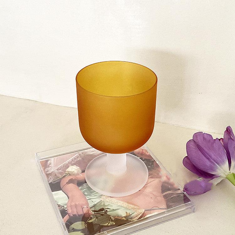 R.F - Vintage Frosted Goblet-Drinkware- A Bit Sleepy | Homedecor Concept Store