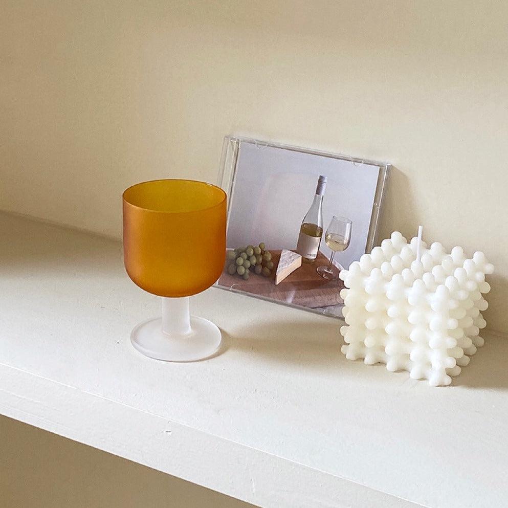 R.F - Vintage Frosted Goblet-Drinkware- A Bit Sleepy | Homedecor Concept Store