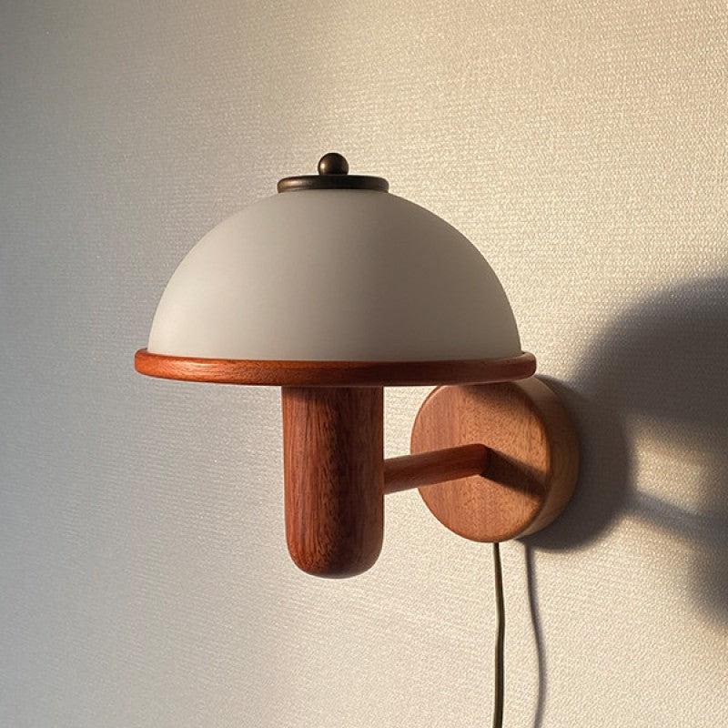 Retro Solid Wood Wall Lamp-Lighting- A Bit Sleepy | Homedecor Concept Store