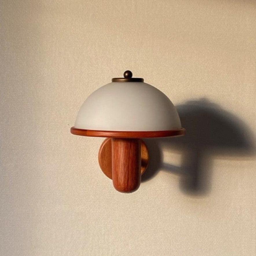 Retro Solid Wood Wall Lamp-Lighting- A Bit Sleepy | Homedecor Concept Store