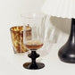 SRM - Black Tulip Goblet-Drinkware- A Bit Sleepy | Homedecor Concept Store