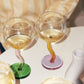 SRM - Candy Bubble Spiral Wine Glass Goblet-Drinkware- A Bit Sleepy | Homedecor Concept Store