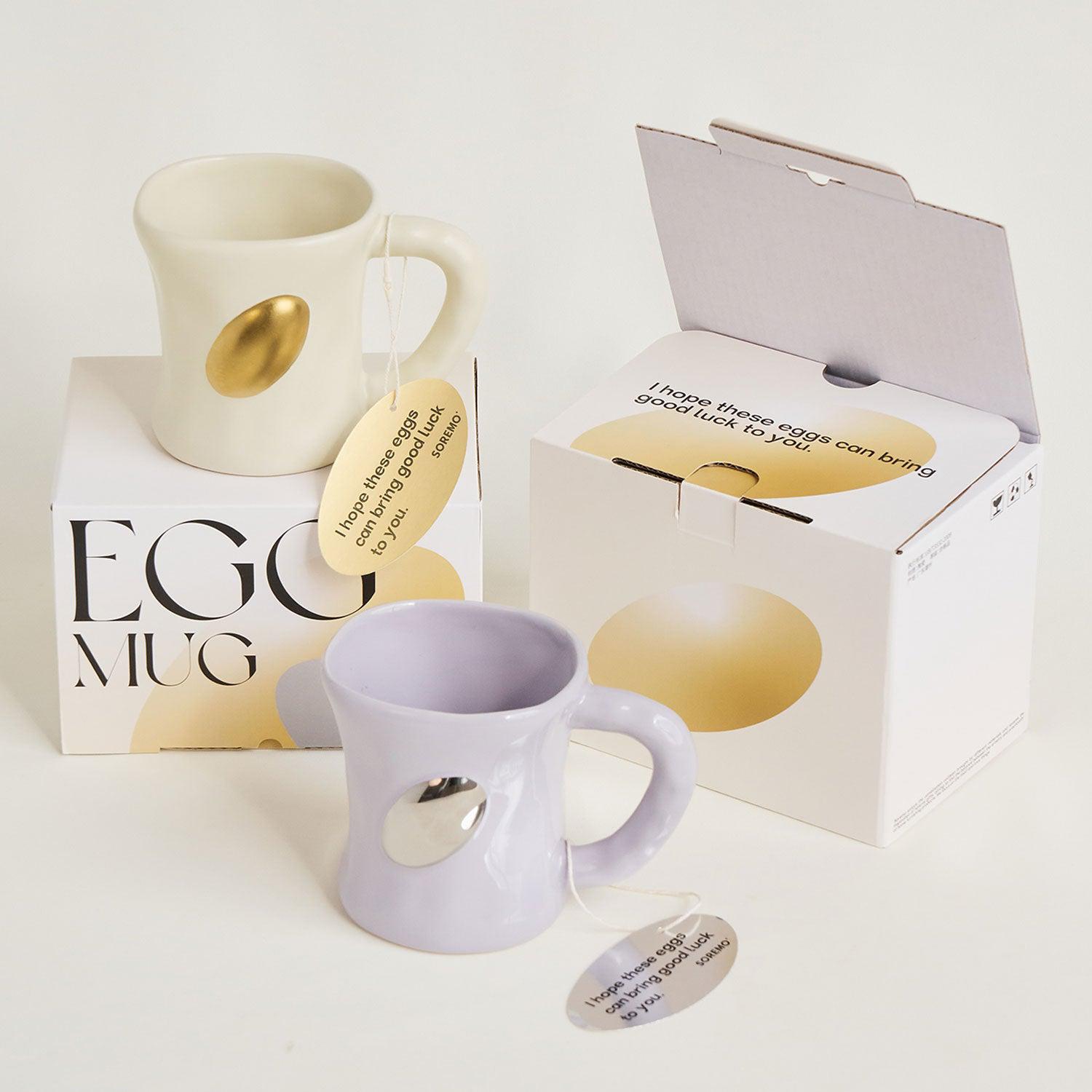 SRM - Golden Egg Handcrafted Ceramic Mug-Drinkware- A Bit Sleepy | Homedecor Concept Store