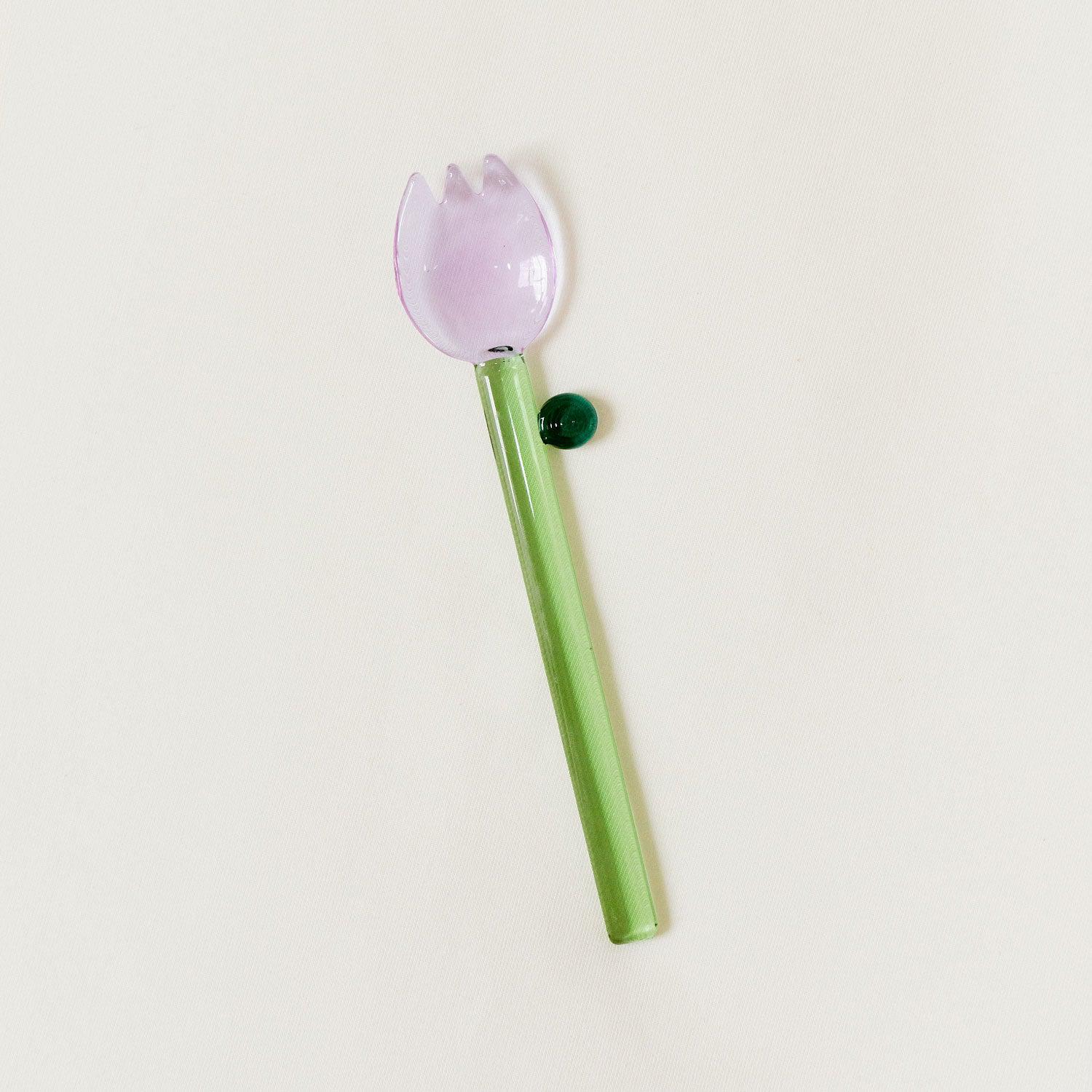 SRM - Handcrafted Stained Glass Flower Stir Spoon-Drinkware- A Bit Sleepy | Homedecor Concept Store