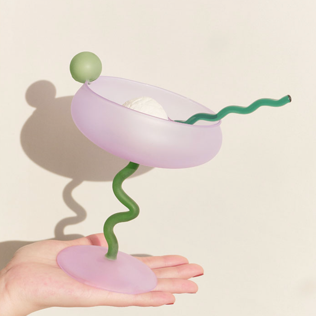 SRM - Twisty Candy Goblet-Drinkware- A Bit Sleepy | Homedecor Concept Store