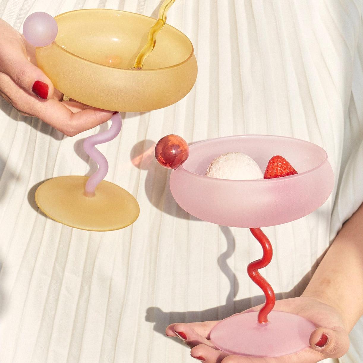 SRM - Twisty Candy Goblet-Drinkware- A Bit Sleepy | Homedecor Concept Store