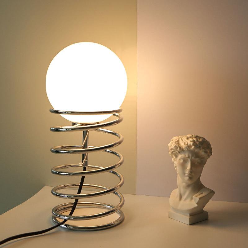 Spiral Table Lamp 1960s-Lighting- A Bit Sleepy | Homedecor Concept Store