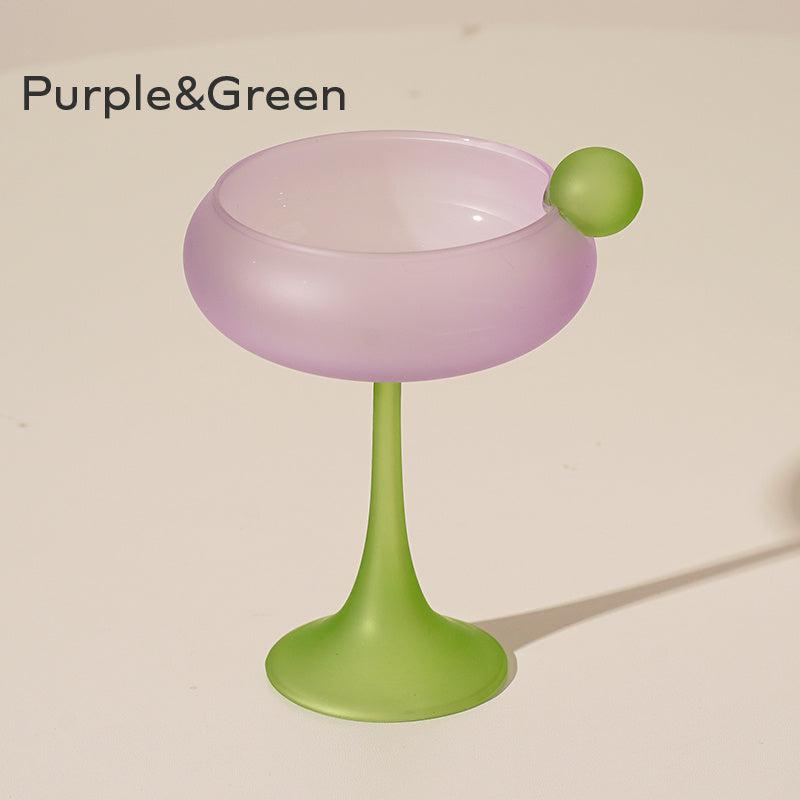 URF - Bubble Stained Glass Wine Glass Goblet-Drinkware- A Bit Sleepy | Homedecor Concept Store